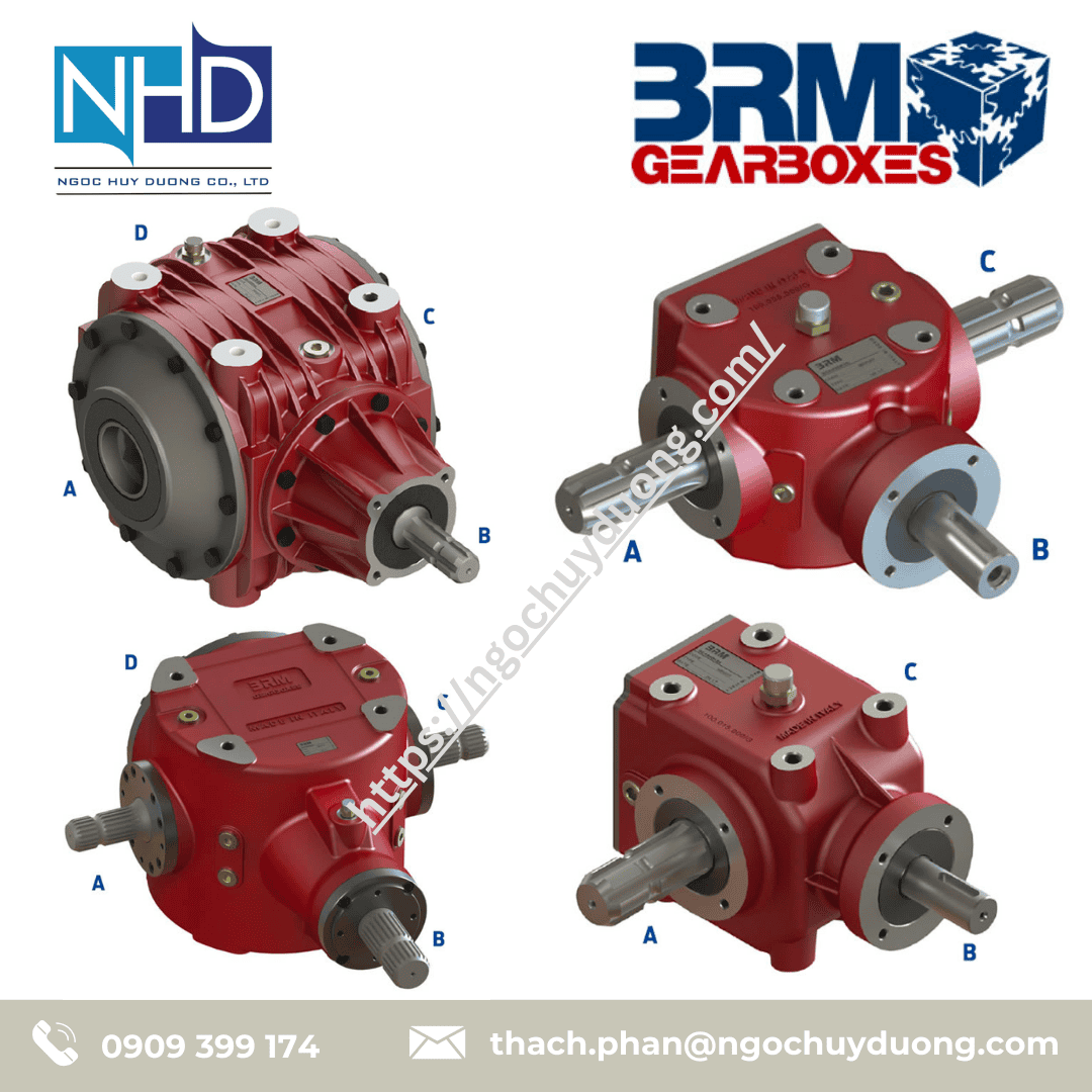 Hộp số nhân tốc BRM MA125, BRM MA135, BRM MA160, BRM MA170, BRM MA20