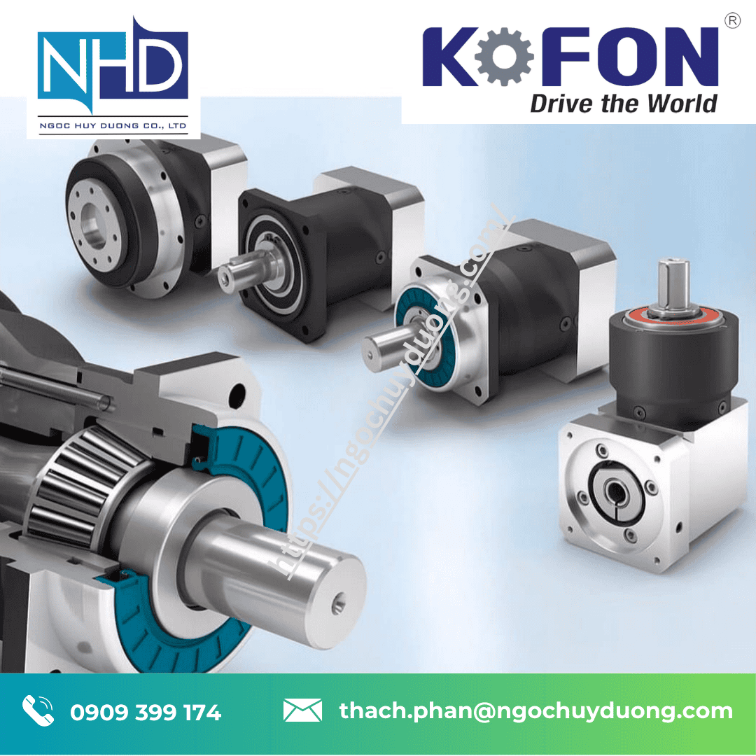 Phân phối Hộp Số Hành Tinh KOFON tại Việt Nam