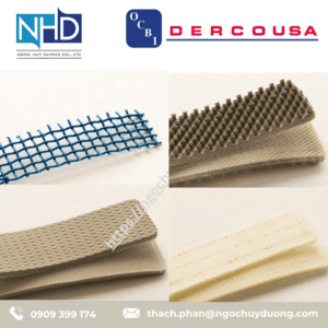 Băng tải DERCO USA mặt trơn trắng:kem – thực phẩm đông lạnh Derco 25-24, Derco 32-25DP, Derco U12-24A