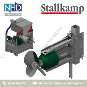 Máy khuấy ba cánh tiêu chuẩn Stallkamp TMR 3D TMR 3D 040, TMR 3D 055, TMR 3D 075, TMR 3D 110, TMR 3D 170, TMR 3D 220