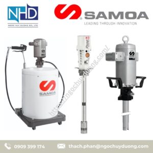 Bộ bơm mỡ hoàn chỉnh có tấm nén và hệ nâng khí nén SAMOA 534611, 534621, 534411, 534422, 534711, 534722, 534811, 534822