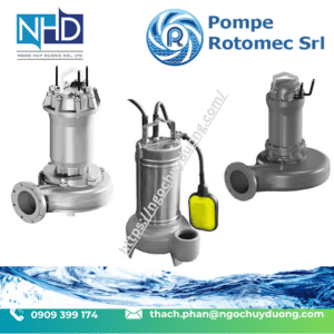 Bơm Chìm Bùn Cánh Hở POMPE ROTOMEC