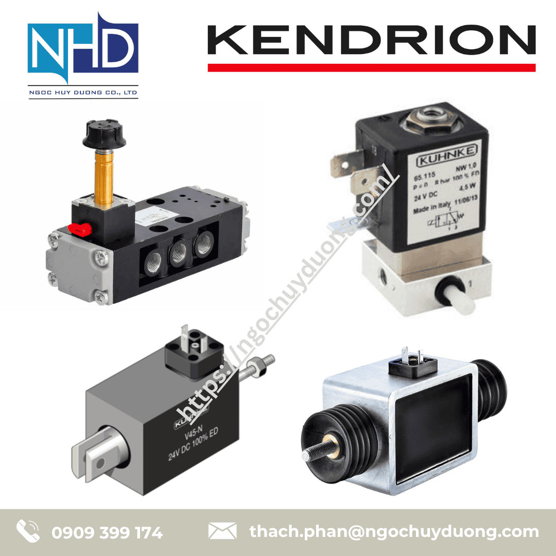 Van điều khiển 2:2 và 3:2 Kendrion Kuhnke Có loại đơn ổn định (monostable), hai ổn định (bistable), loại ngắt cách ly (isolation)