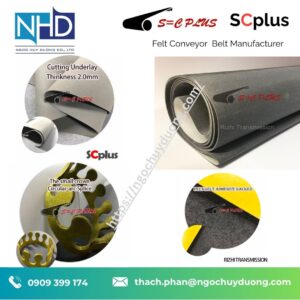 Băng tải felt 1 mặt NOVO Belt SCPlus