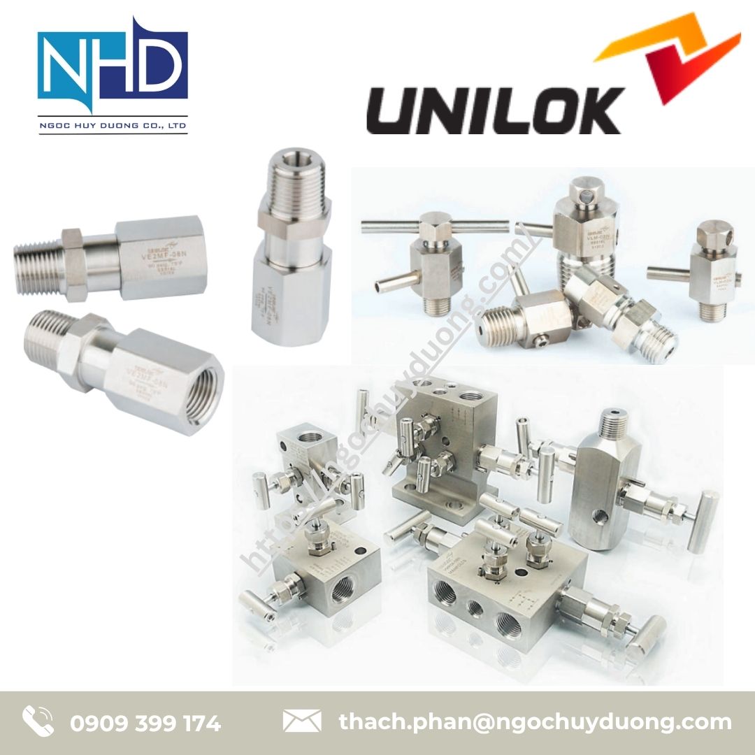 Bộ lọc dòng thẳng UNILOK VFI VFI1 U-02T, F-04N; VFI2 U-06T, M-08N; VFI3 U-08T