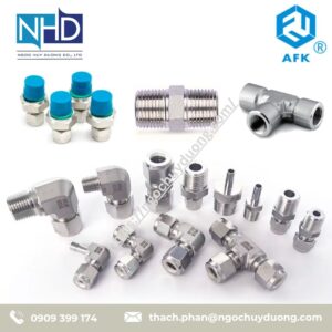 Khớp nối O-Ring thẳng ren chuẩn Afklok AFK MOS-0202U, MOS-0303U, MOS-0404U, MOS-0505U, MOS-0606U, MOS-0808U, MOS-1212U, MOS-1616U