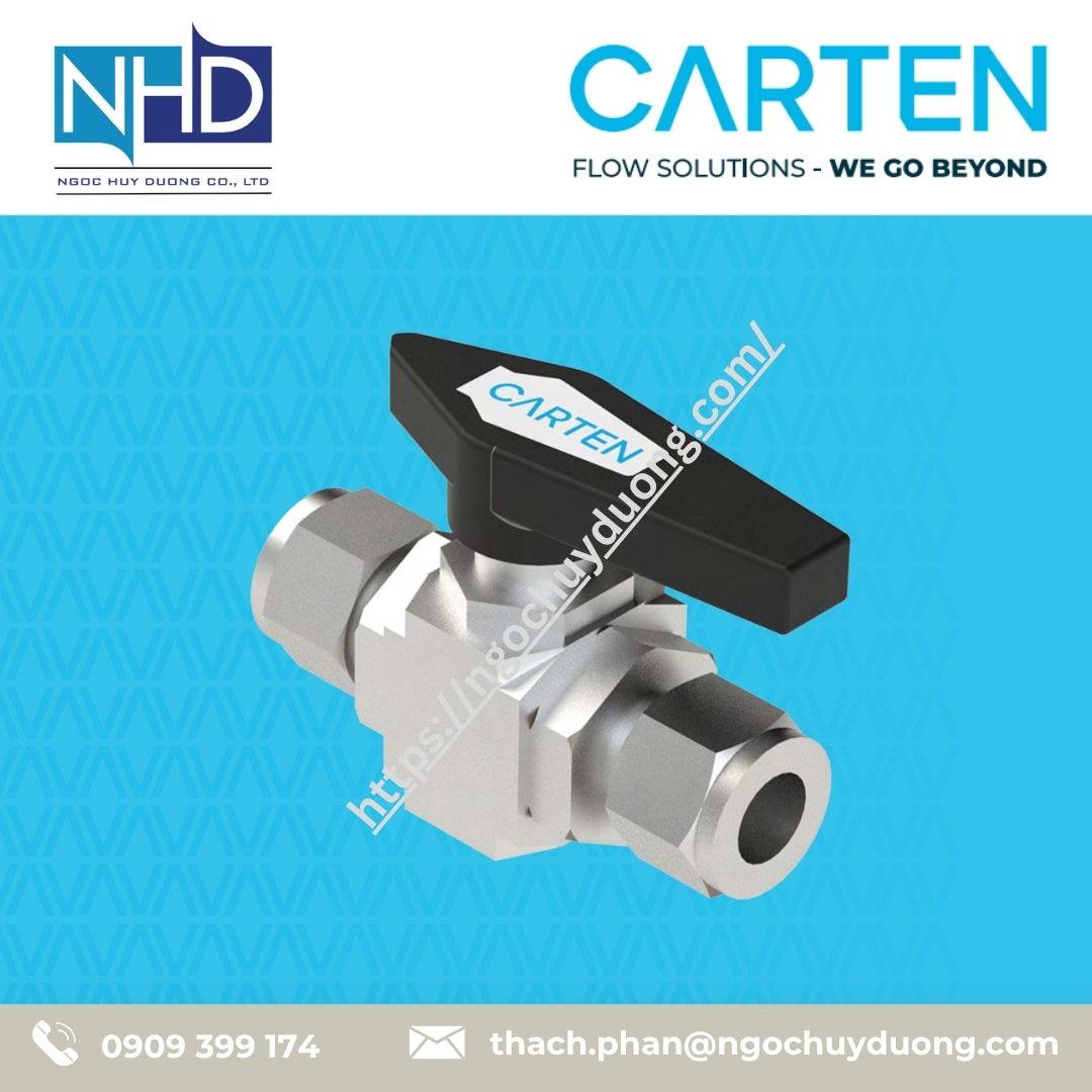 Van bi 2 ngã tay quay CARTEN BVM Series BVM250-1:4 C:LOK, BVM375-3:8 C:LOK, BVM500-1:2 C:LOK, BVM750-3:4 C:LOK, BVM1000-1 C:LOK