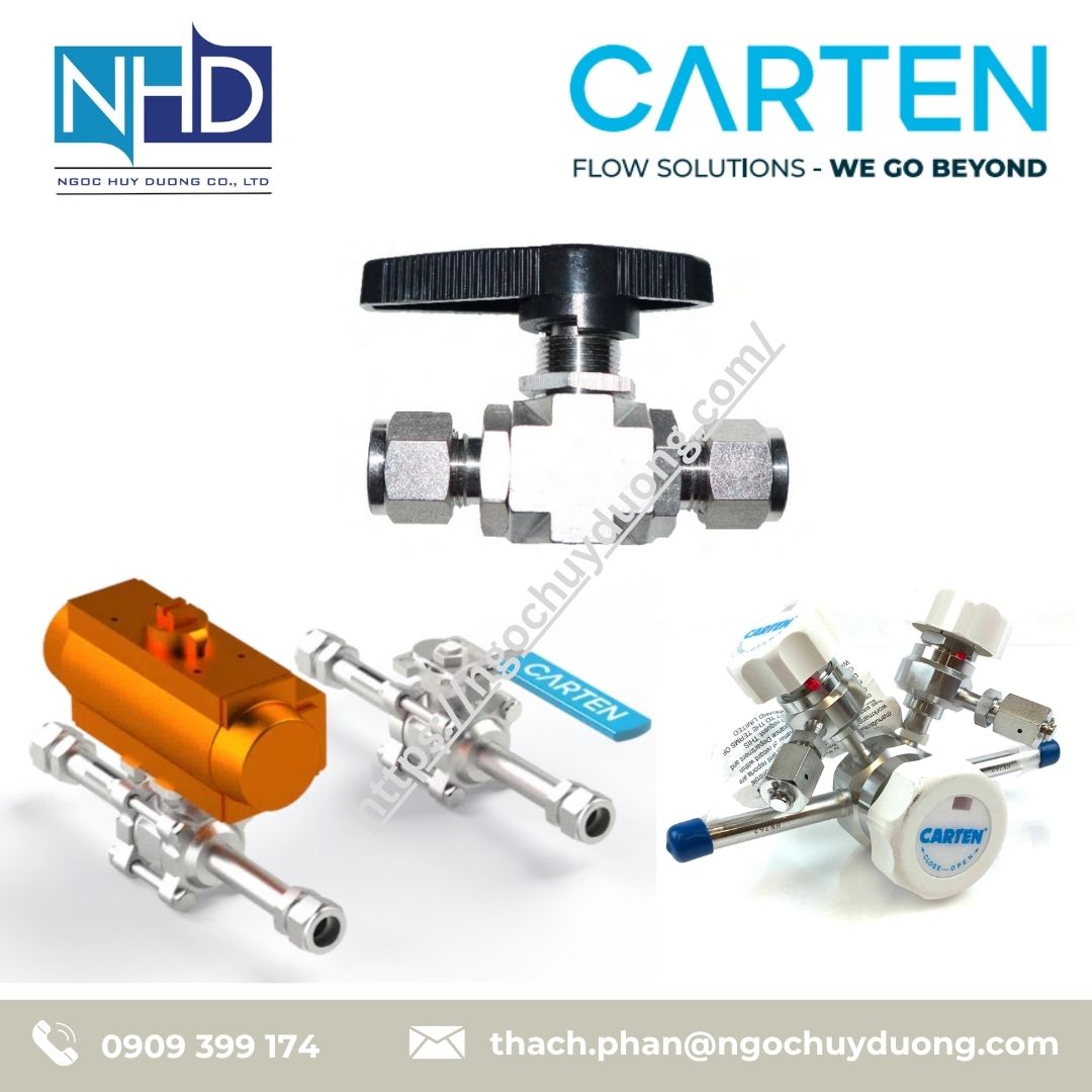 Van bi điều khiển khí nén CARTEN CBVA Series CBVA375-3:8 FSM M, CBVA500-1:2 FSM FM, CBVA750-3:4 C:LOK, CBVA1000-1 TE=035