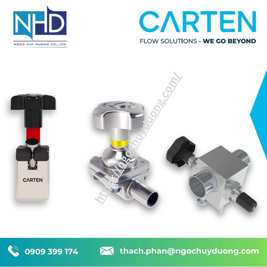 Van bi inox 2 ngã CARTEN