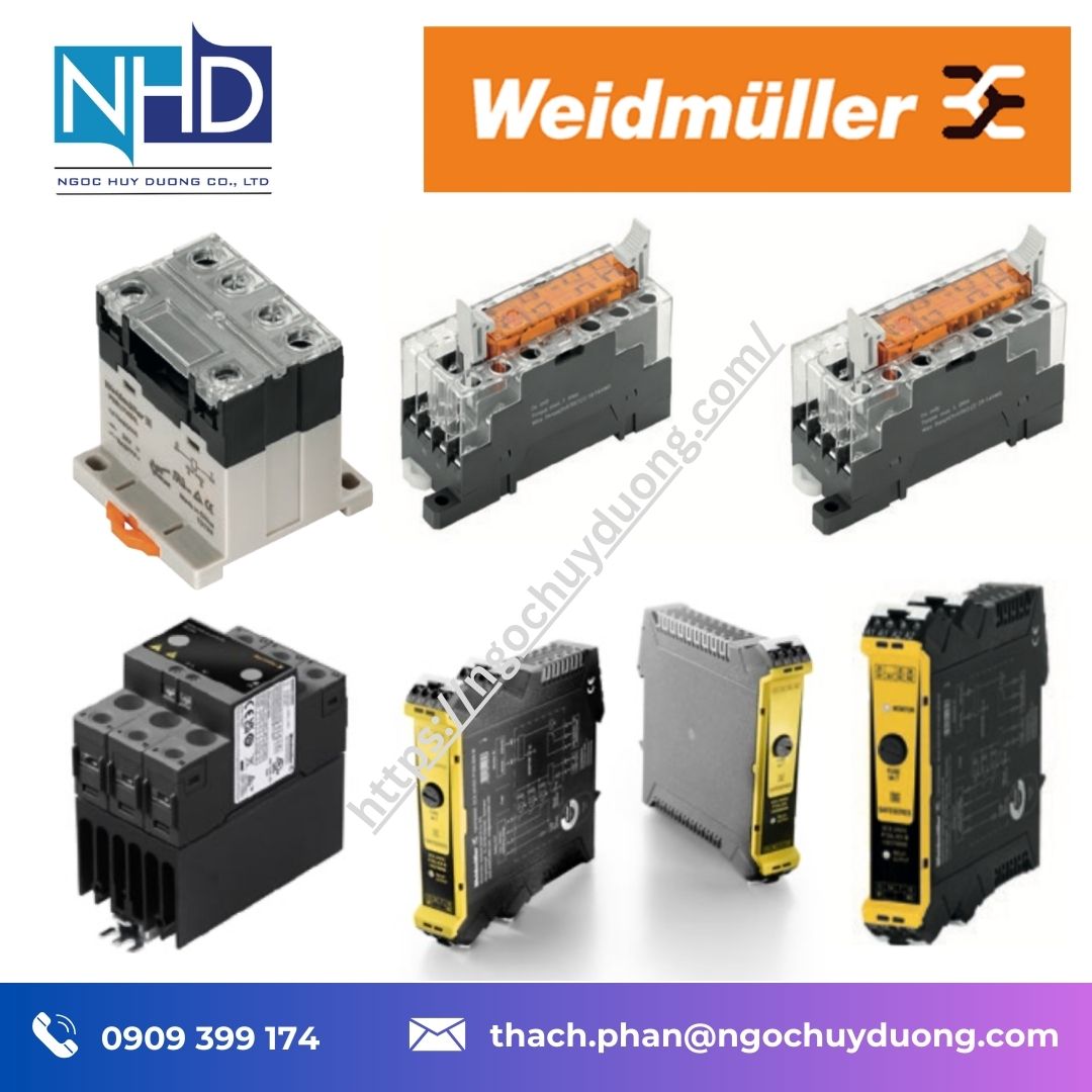 Bộ rơ-le đóng cắt công nghiệp Weidmüller TRP : TRS Relay – TRP 24VDC 1CO AU, TRP 230VAC RC 2CO AU