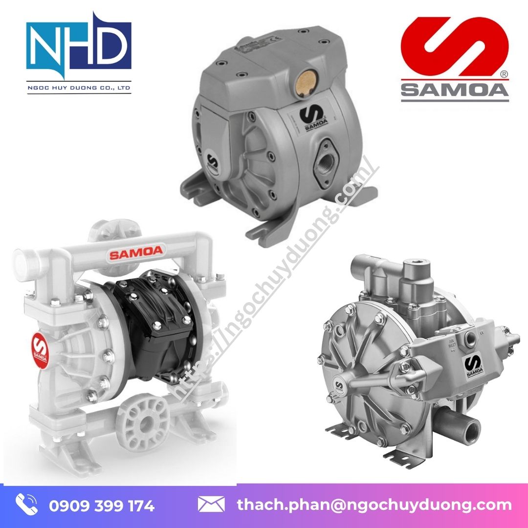 Bơm màng nhựa SAMOA DF100, DF100 ATEX, DF50 Alu, DF100 Alu,