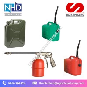 Can nhựa đỏ đựng dầu Diesel SAMOA 621005, 621010, 621020