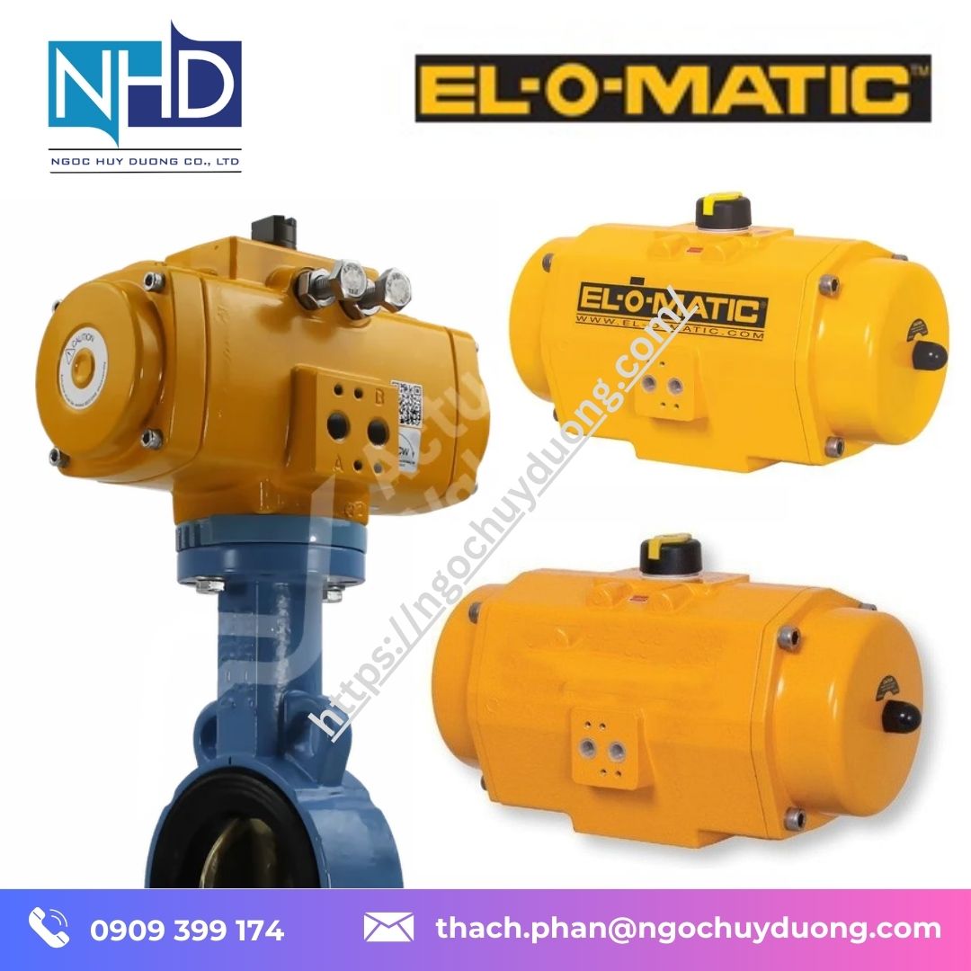 Đại lý Bộ truyền động khí nén Pneumatic Elomatic 20W3080EL