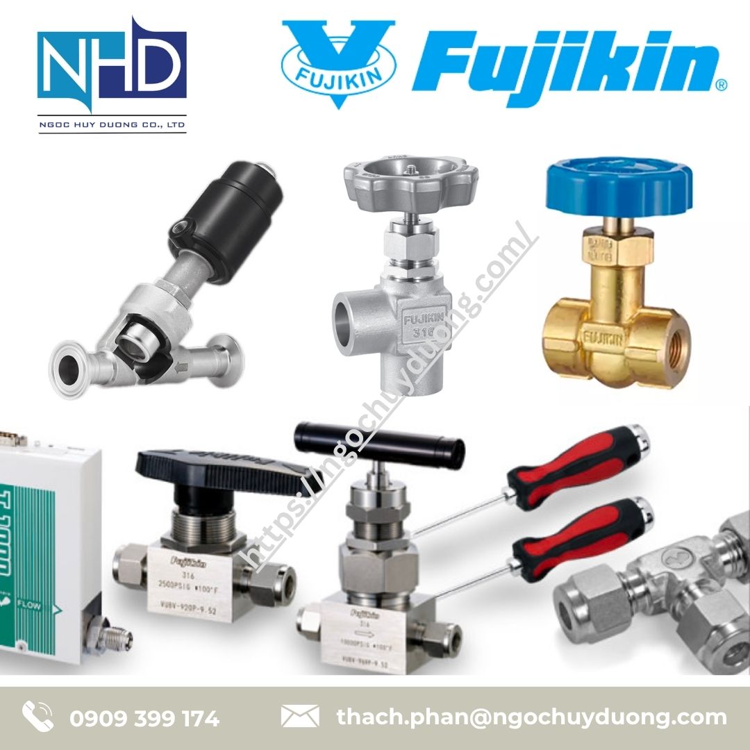 Van góc khí nén Fujikin BYCFU-25P-C5FA