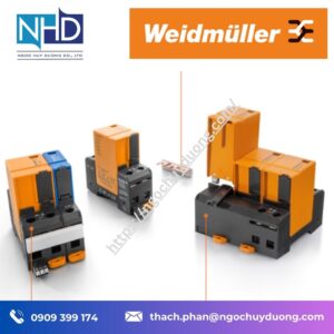 thiết bị bảo vệ quá áp Weidmüller, SPD cho năng lượng tái tạo PV DC VPU PV I+II+III, VPCB Base PV, PV Protect