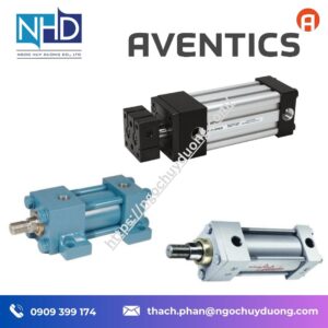 Aventics TaskMaster Pneumatic (NFPA) – Xy lanh khí nén ≤200 psi, profile nhẹ, đa kiểu lắp