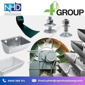 Băng tải gầu công nghiệp 4B SBR EP500:3 (1+1) – nhẹ, phù hợp tải trung bình