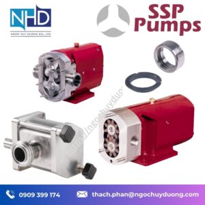 Bơm cánh gạt quay SSP N1-000L-H07 Kết nối 1:2–1 12–25 mm, 3,86 L:100 rev ~2316 L:h @ 1000 rpm 2300 L:h max, áp tối đa 7 bar