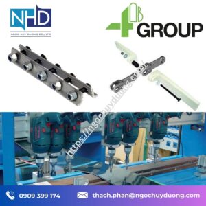 băng tải gầu chống tĩnh điện 4B Braime EP400 – Kinh tế, nhẹ, phù hợp tải trung bình có dầu