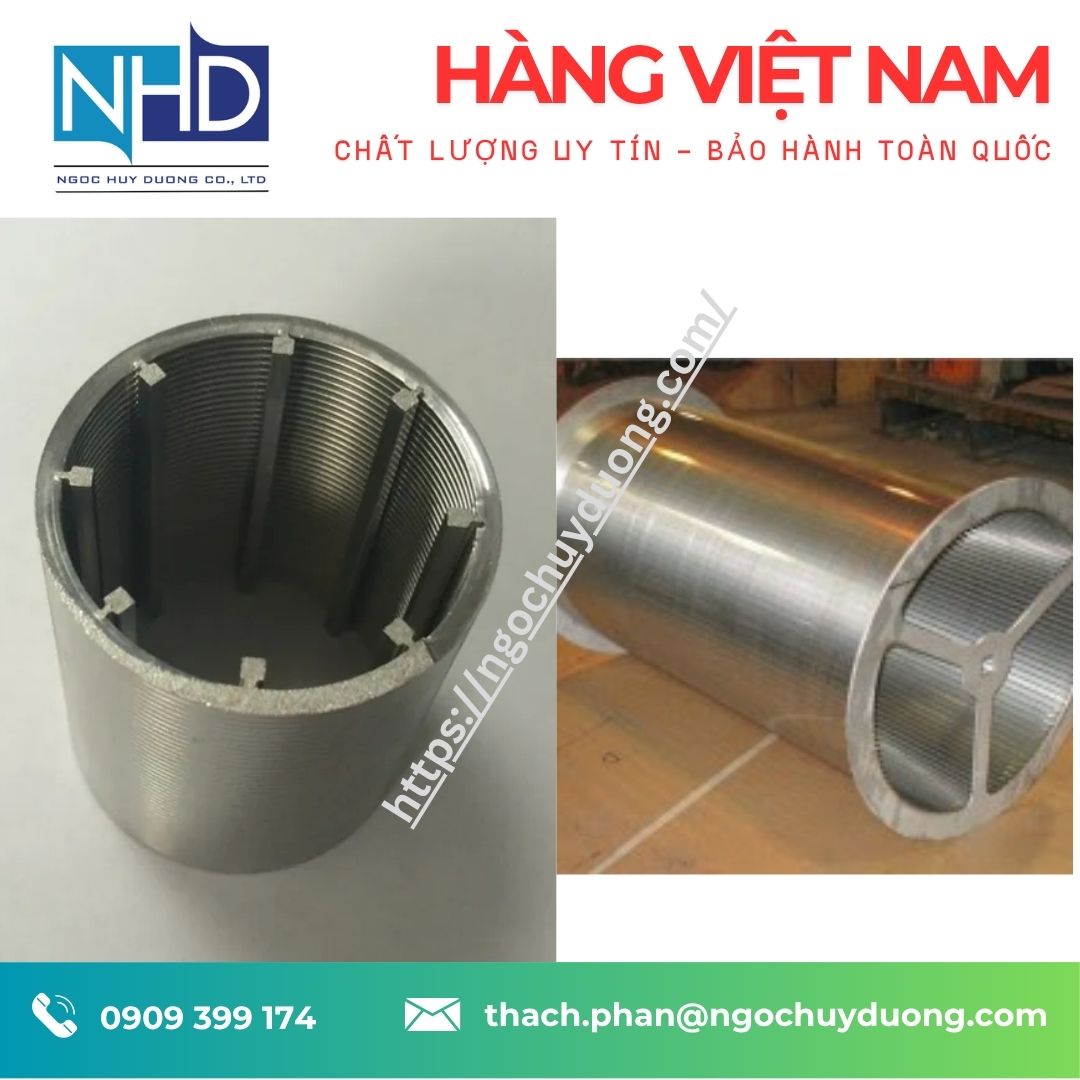 Gia công lưới lọc dây nêm Inox 304/316