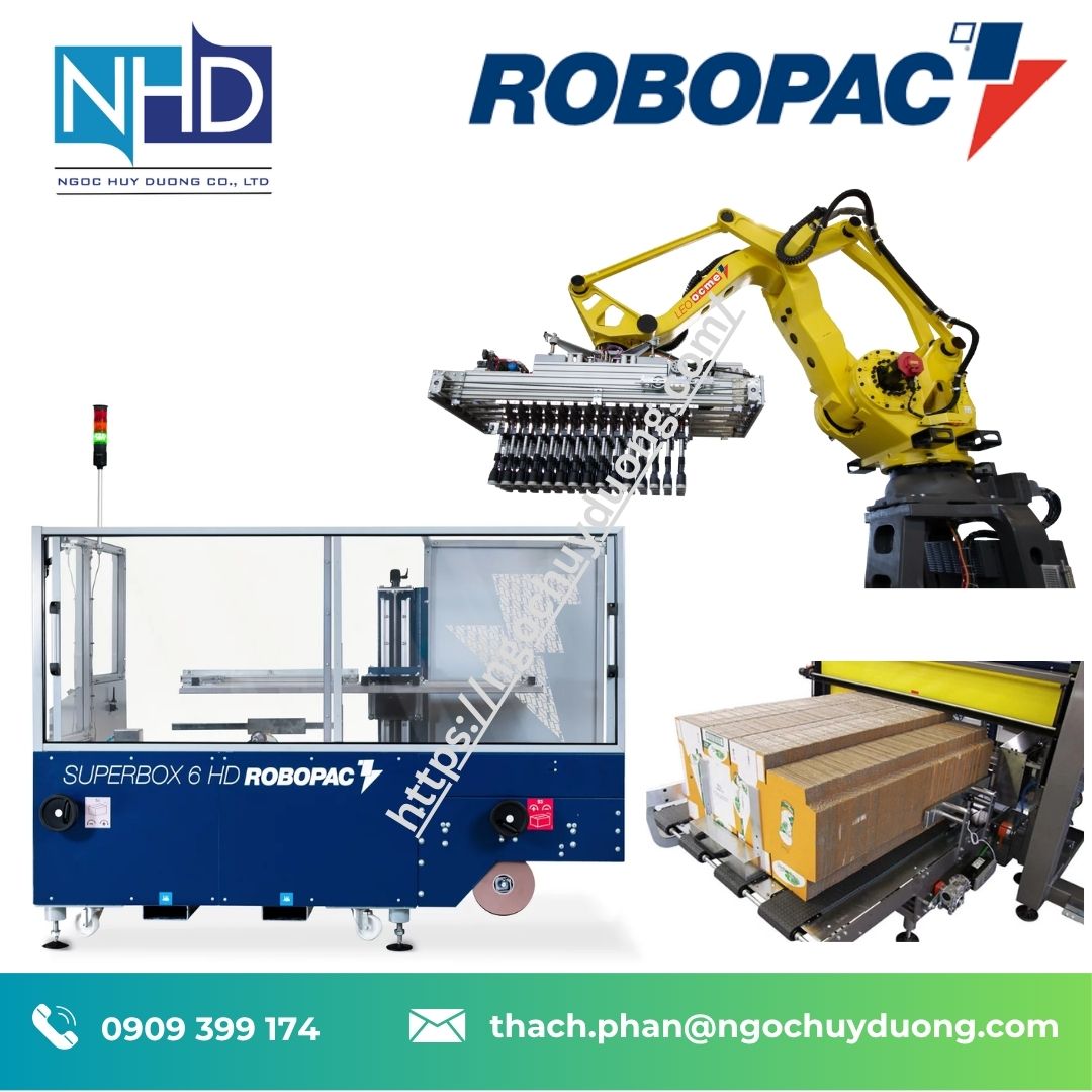 Máy tạo gấp thùng carton tự động ROBOPAC SUPERBOX 6 HD