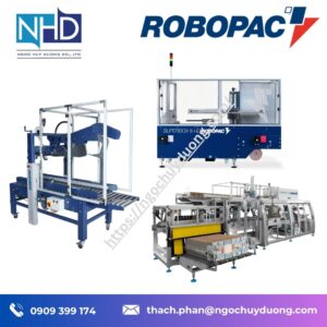 Máy tạo gấp thùng carton tự động Robopac SUPERBOX 6 HD – Tạo & gấp thùng carton tự động, dán kín đáy, tốc độ 8–12 thùng:phút