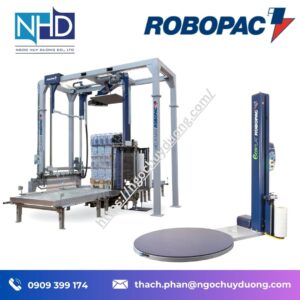 Ngọc Huy Dương, đối tác phân phối Máy quấn màng pallet Robopac Italy giá kho, hàng sãn tại Việt Nam.
