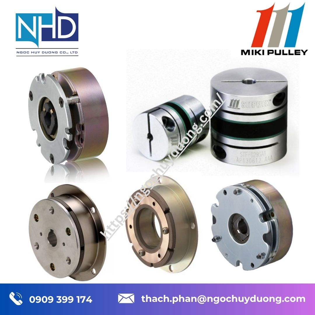 Phanh điện từ BXR LE Miki Pulley BXR-015-10LE, BXR-020-10LE giá kho