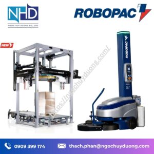 máy quấn màng pallet tự động Helix Robopac – Máy quấn màng tốc độ cao, dạng vòng quay tự động