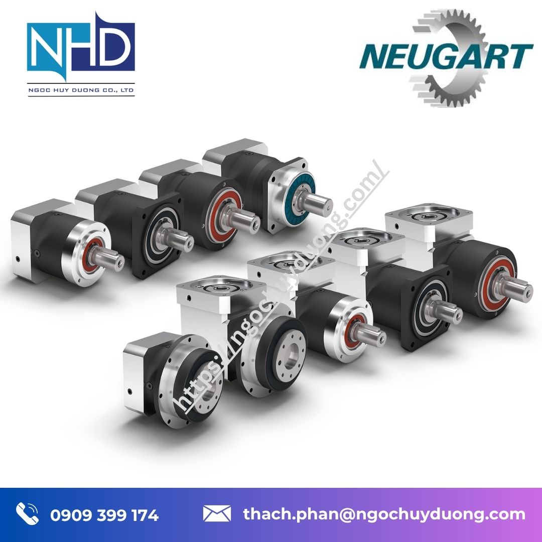 gearbox Neugart PLG – Hộp số hành tinh tải lớn, momen xoắn đến 600 Nm, dùng cho băng tải, máy đóng gói, hệ thống công nghiệp nặng