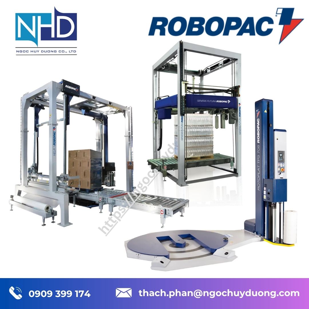 máy quấn pallet bàn xoay Rotoplat TP3 Custom – Tùy chọn mở rộng đường kính bàn xoay, thêm bộ ép tải hoặc quấn nắp trên