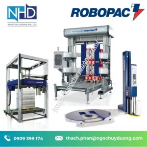 Máy quấn màng pallet Robopac Rotoplat TP3 giá kho