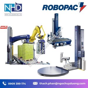 máy quấn pallet tự động robopac Technoplat CS:CW Combo – Phiên bản linh hoạt, chuyển đổi giữa spreader và welder
