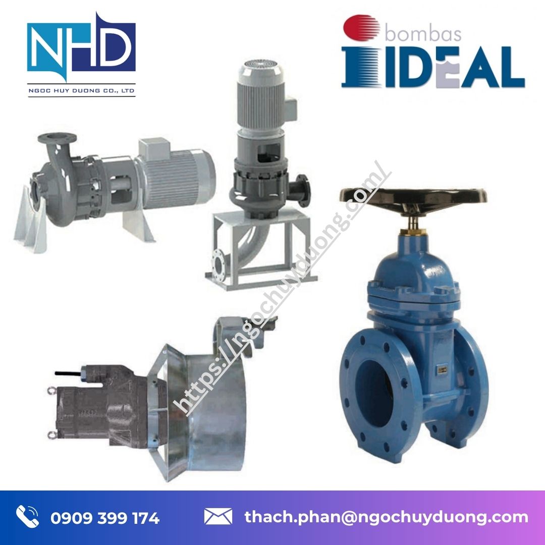 Bơm nước thải buồng khô Bombas Ideal ARSA cánh đơn kênh – Hiệu suất cao, phù hợp trạm bơm và tòa nhà