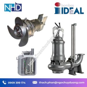 Máy khuấy chìm Bombas Ideal AGS D-Series – Vỏ Super Duplex, môi trường đặc biệt khắc nghiệt