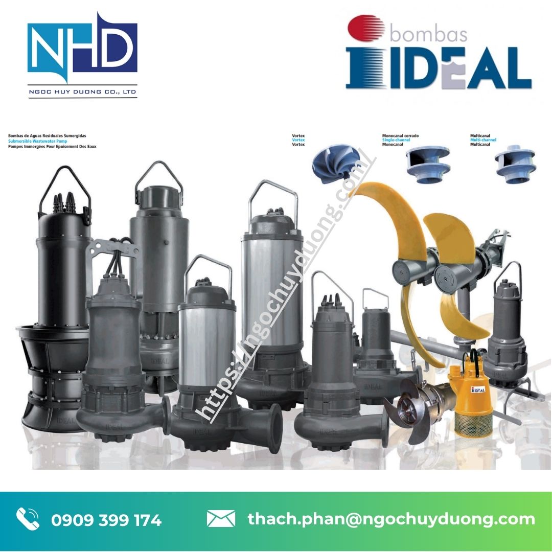 Máy khuấy chìm Bombas Ideal Turbo Vortex giá tốt