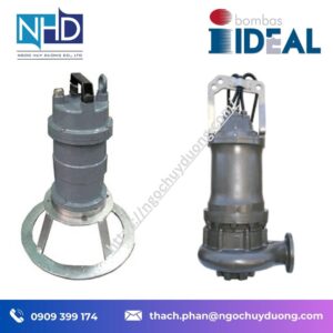 Máy khuấy chìm nước thải Bombas Ideal Turbo Vortex 550 – Công suất 5.5 HP, dùng cho hố bơm lớn, trạm bơm đô thị & nhà máy xử lý nước thải