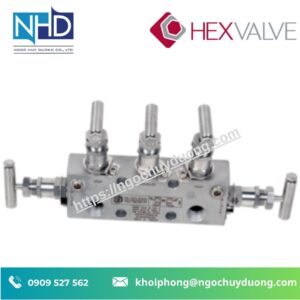 Bộ phân phối áp suất chênh lệch 5 van PM76 Hexvalve