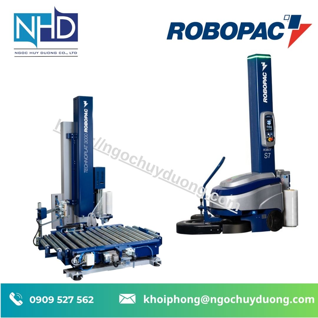 Máy quấn màng co dọc tự động Robot S7 Robopac