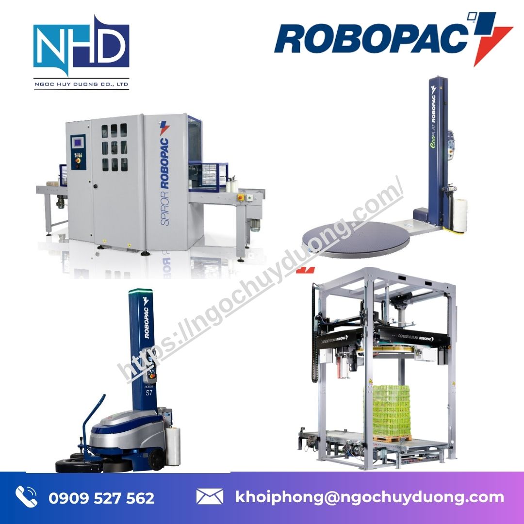 Máy quấn màng co dọc tự động Robot S7 Robopac