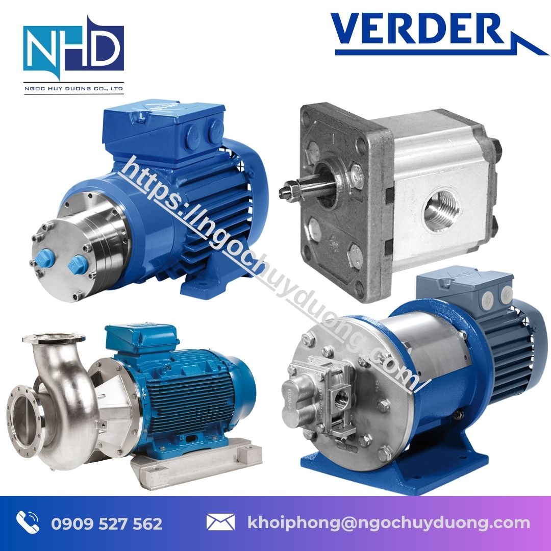 BƠM BÁNH RĂNG TỪ TÍNH VGS015 230V Verder Liquids