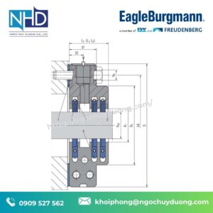 Phớt làm kín khô Espey WD500 EagleBurgmann
