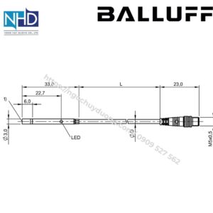 Cảm biến tiệm cận BES00MH Balluff