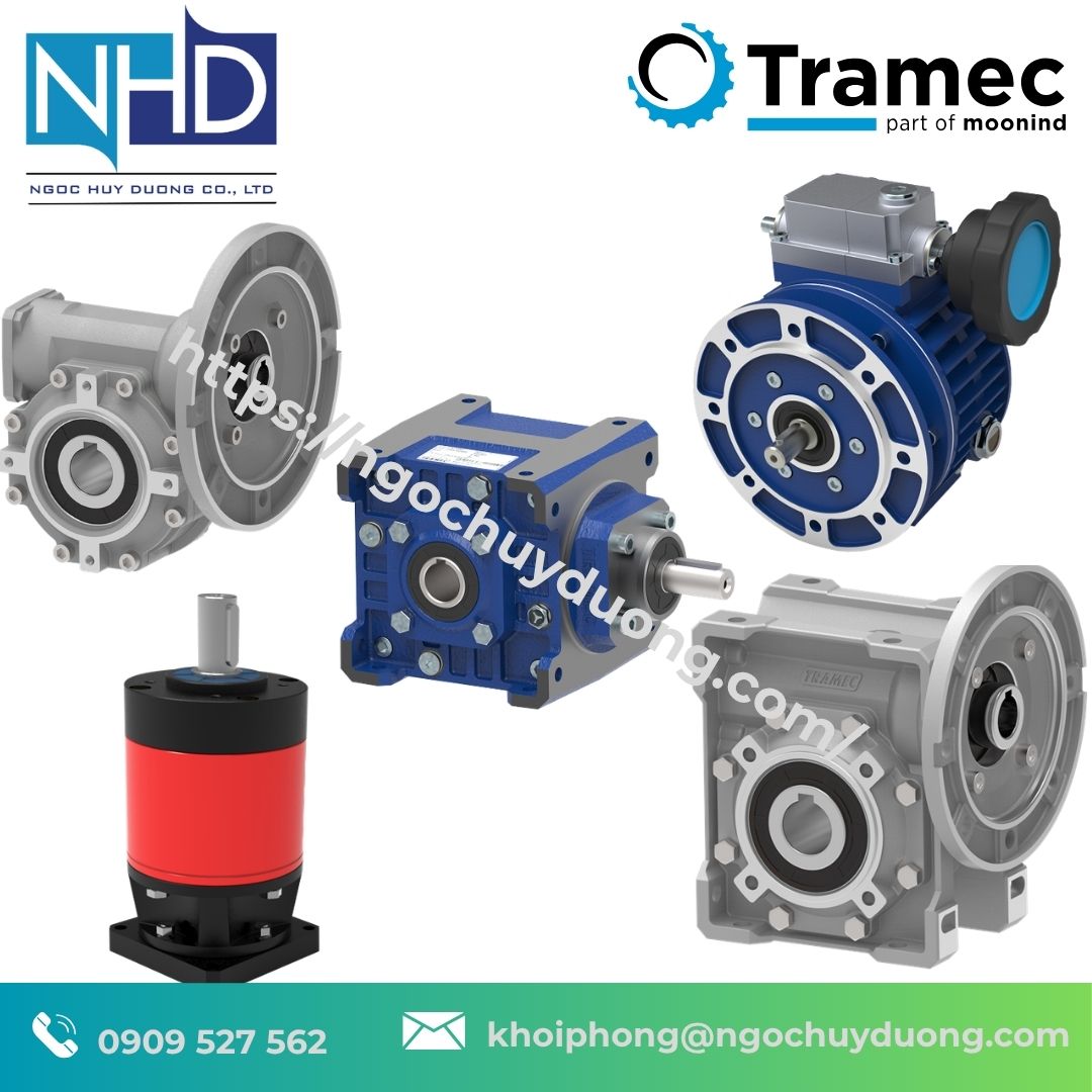Hộp Số Bánh Răng Côn Xoắn Tramec Series T
