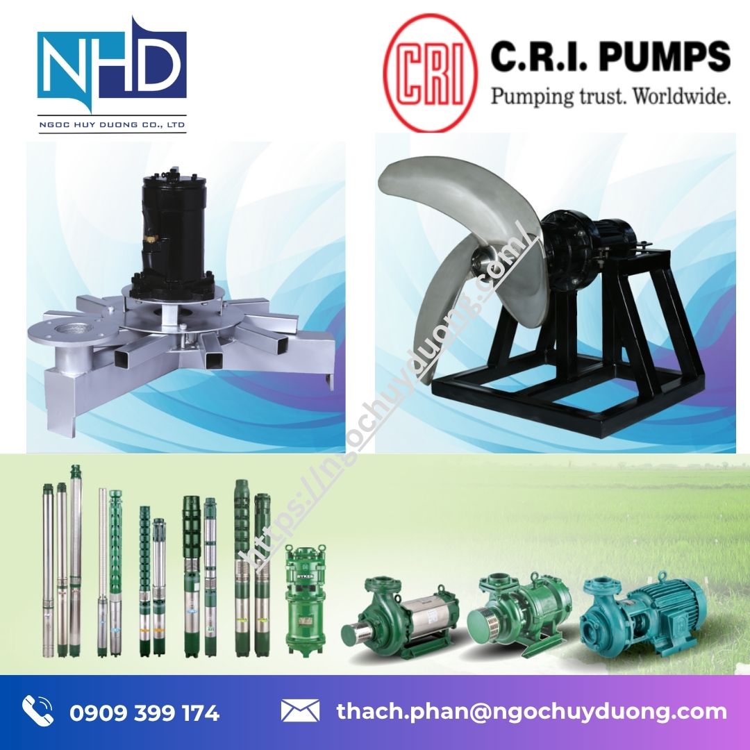 10 Máy Khuấy Chìm C.R.I Pump MD-R220-T4 giao nhanh
