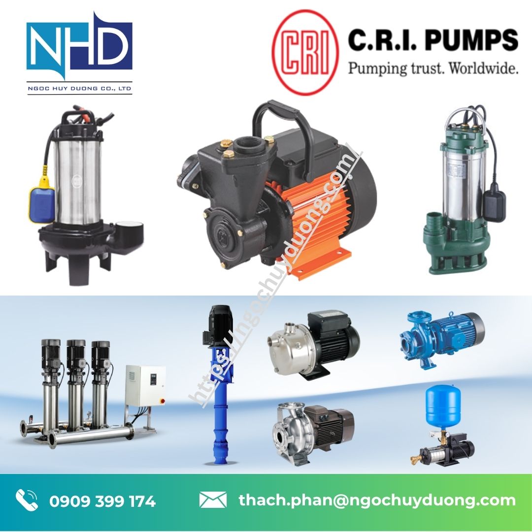 11 Phân phối bơm bùn C.R.I Pump SMB 3.75 kW