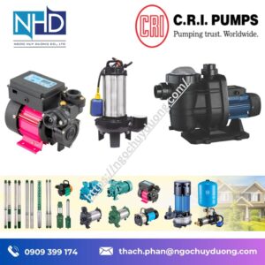 12 Bơm C.R.I Pump SMB Series phù hợp với hệ thống xử lý nước thải, thoát nước và bơm bùn loãng.
