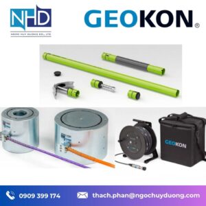 18 GEOKON 6300 được sử dụng để quan trắc chuyển vị ngang liên tục của nền đất