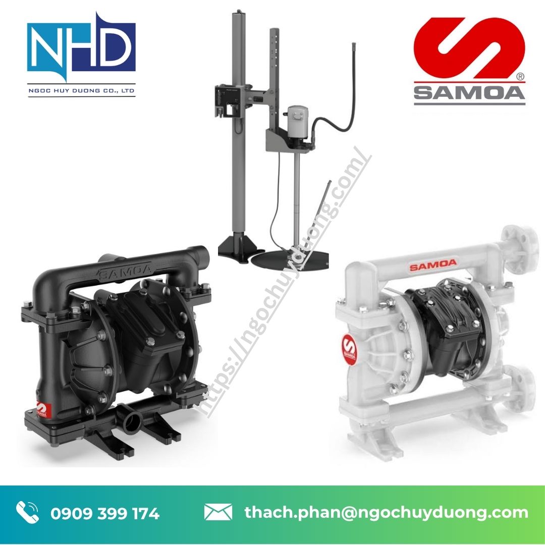 Phân phối Bơm Màng Khí Nén SAMOA UP10B-FPS-PTZ