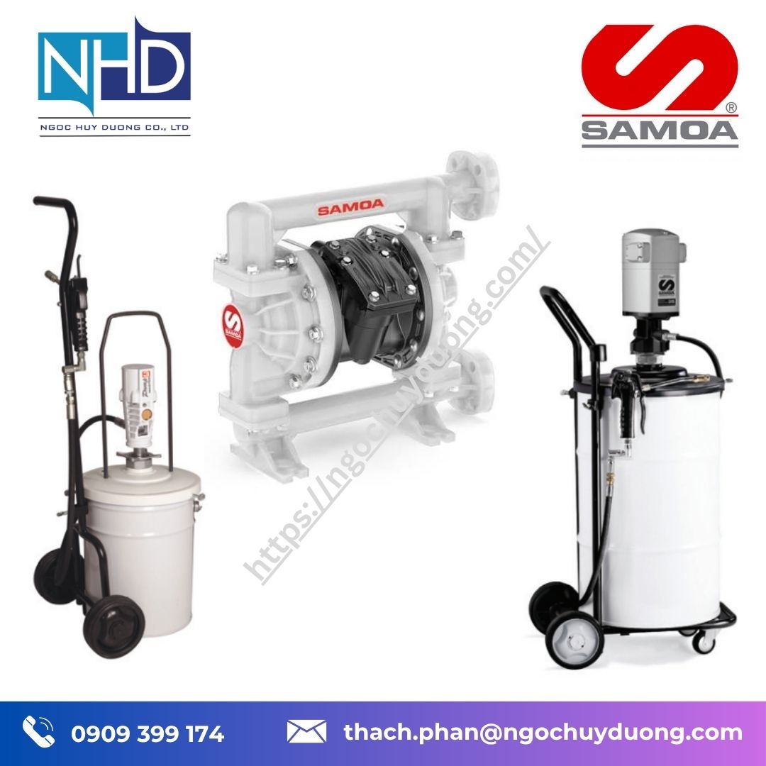 5 Bơm Màng Khí Nén SAMOA UP10B-FPS-PTZ tại Việt Nam, giá tốt, hàng sẵn, giao nhanh toàn quốc.